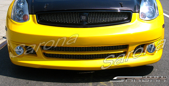 Custom Infiniti G35 Coupe Front Bumper  (2003 - 2007) - $550.00 (Part #IF-003-FB)